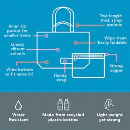 Hello Weekend Weekender Tote Bag - Latte